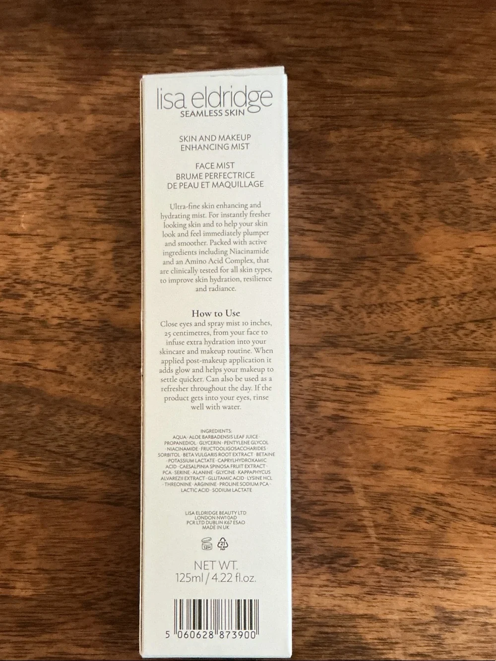 Lisa Eldridge seamless skin enhancing mist